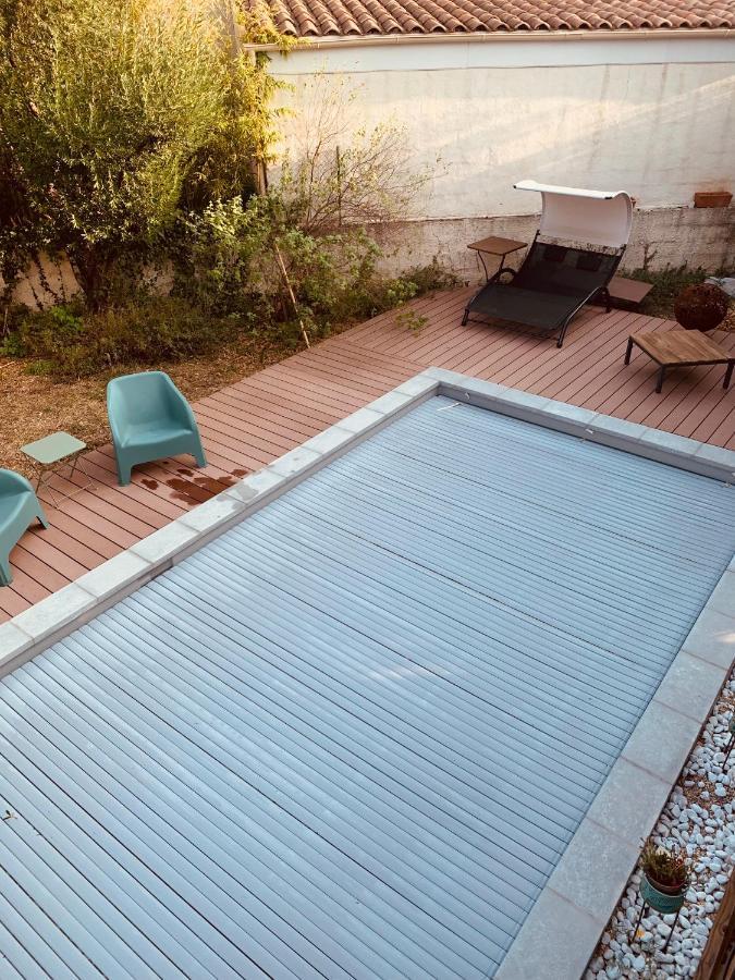 Appartement Independant Avec Jardin Et Acces Piscine Nimes Exterior photo