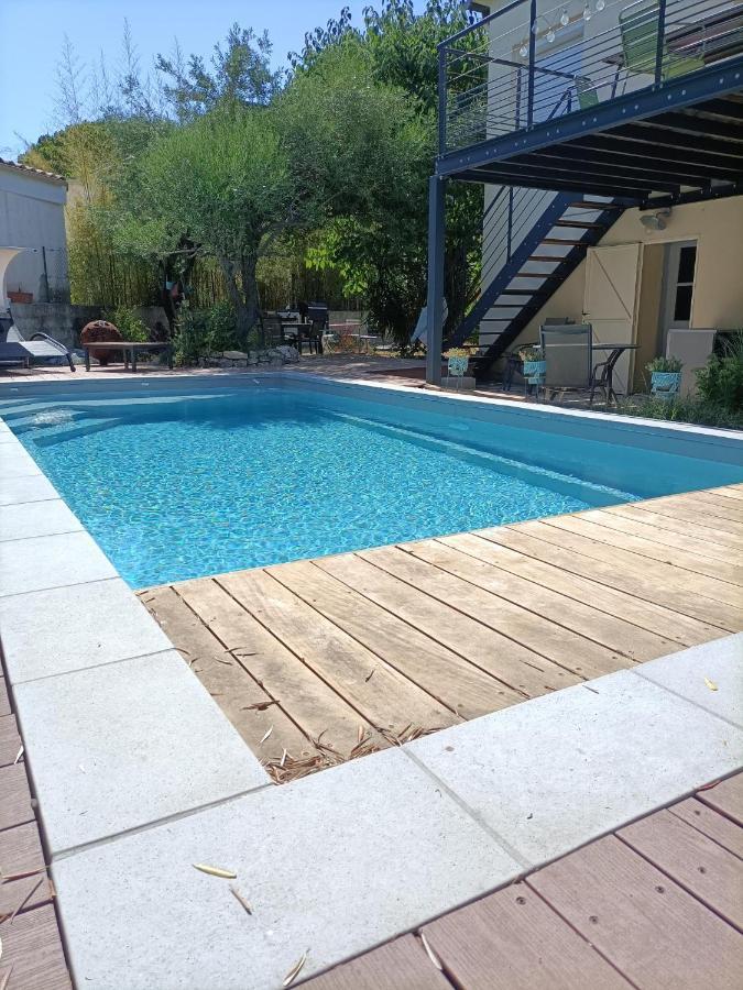 Appartement Independant Avec Jardin Et Acces Piscine Nimes Exterior photo