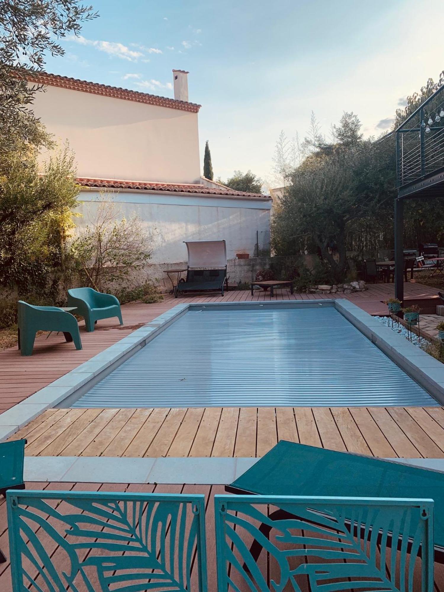 Appartement Independant Avec Jardin Et Acces Piscine Nimes Exterior photo